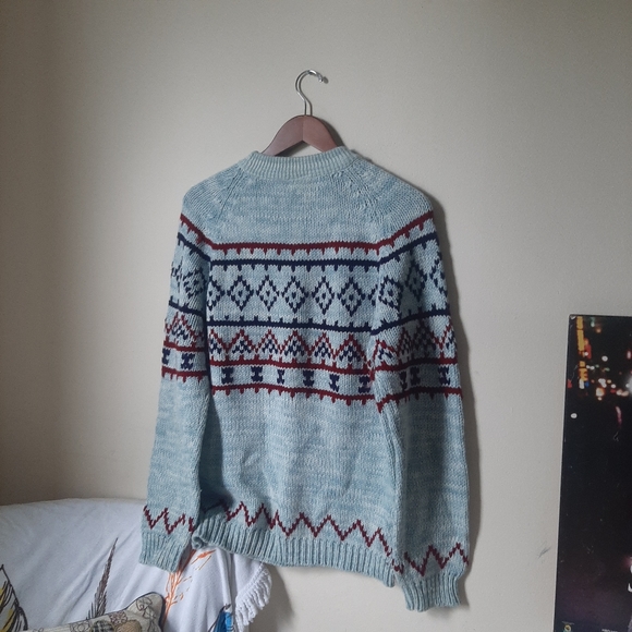 VTG 70s 80s National Alpine Ski Sweater Nordic - Picture 9 of 11